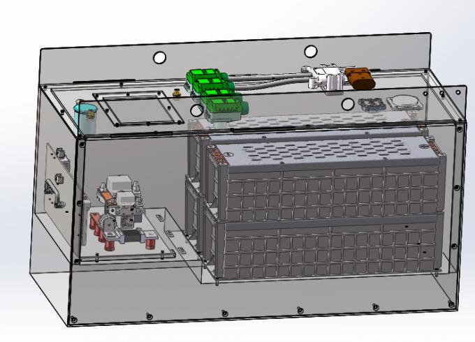 51.2V 200Ah Lithium Ion Phosphate Battery Forklift Battery System High Resistance 10.24kWh Industrial Vehicles Engineering Vehicles EIKTO