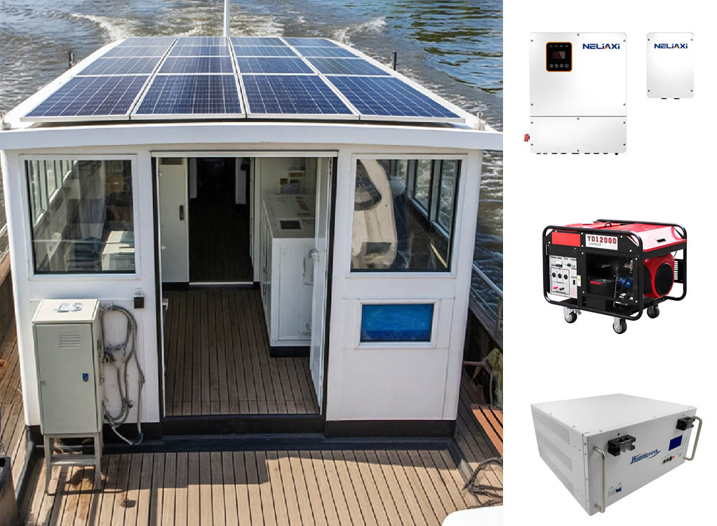 Marine PV-Diesel Generator-Energy Storage Hybrid System LiFePO? Battery 100kWh 200-800V Off-Grid Power Supply for Ships and Ocean Vessels
