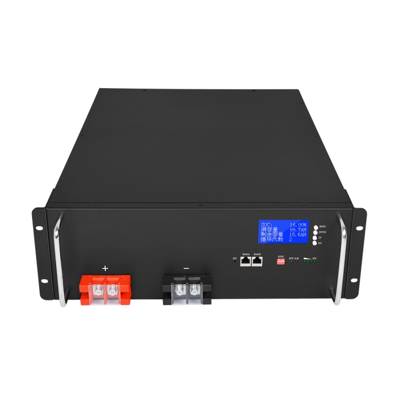 51.2V 100Ah LFP Battery High-Cycle Life Energy Storage System for Solar Power and UPS Applications