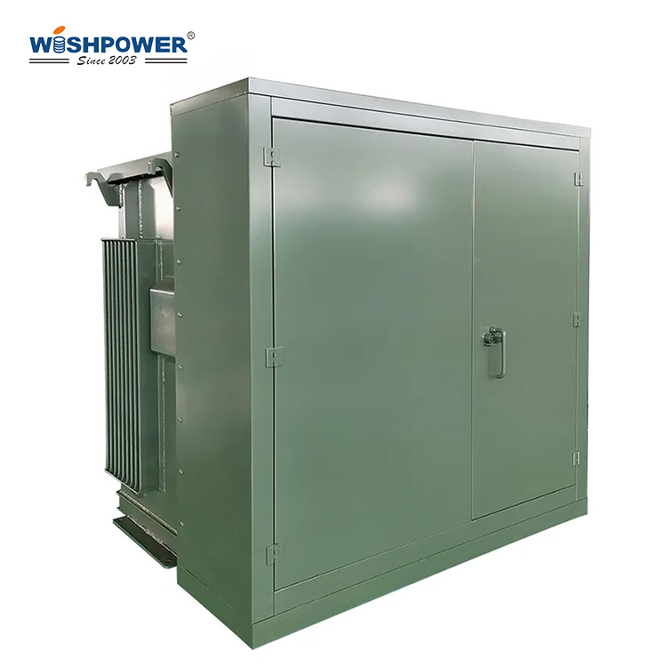 Green Transformer Pad-Mounted Oil-Immersed Substation Transformer for Underground Power Distribution WISHPOWER