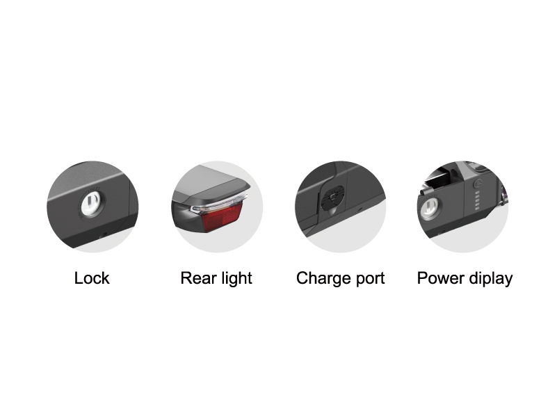 E BIKE BATTERY RANGE H48 48V 18650 Li-ion Battery Pack with Canbus BMS for Long Range E-Bikes Turnlife
