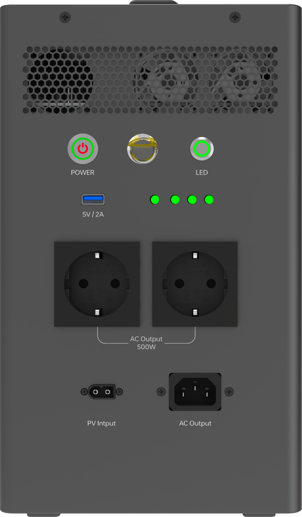 TG-MA1.8 Dual Cell Boost Energy Storage System 500W 1.8kWh Long-Term Backup Power for Off-Grid and Frequent Outage Areas TGP Pro New Energy