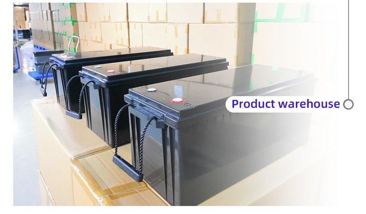 12V200Ah Lithium Iron Phosphate Battery Deep Cycle Solar Storage System for RV Marine and Renewable Energy Storage