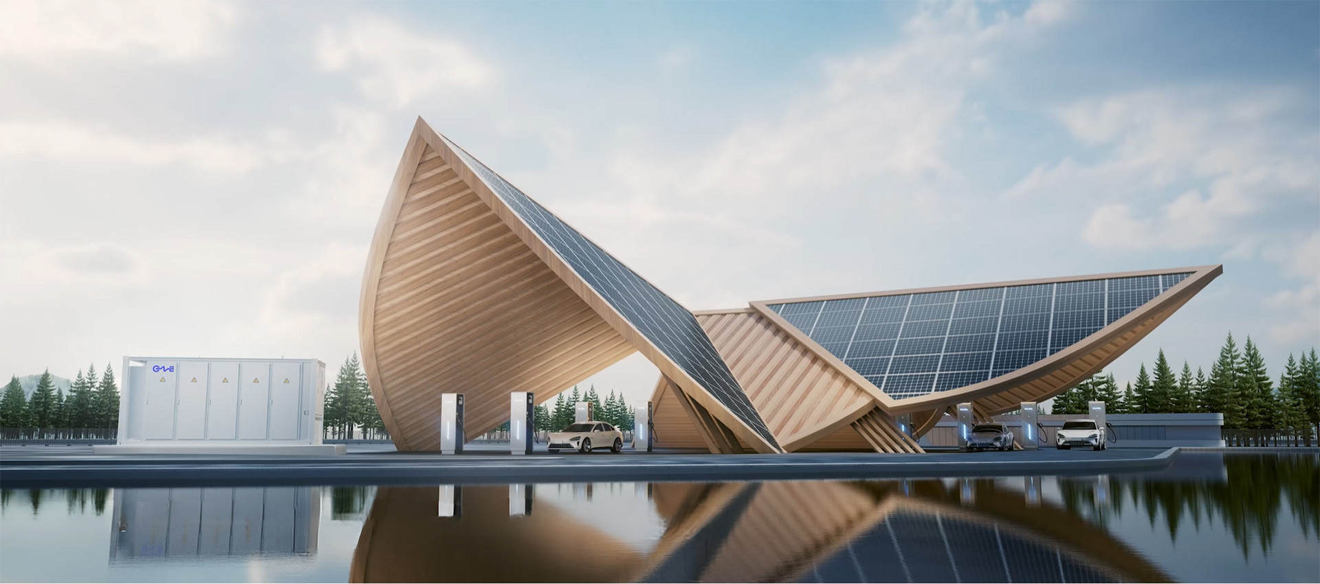 Smart BESS EV Charging Station 824kWh 646.8～831.6Vdc LFP Battery Industrial Parks Highway Areas Urban Parks