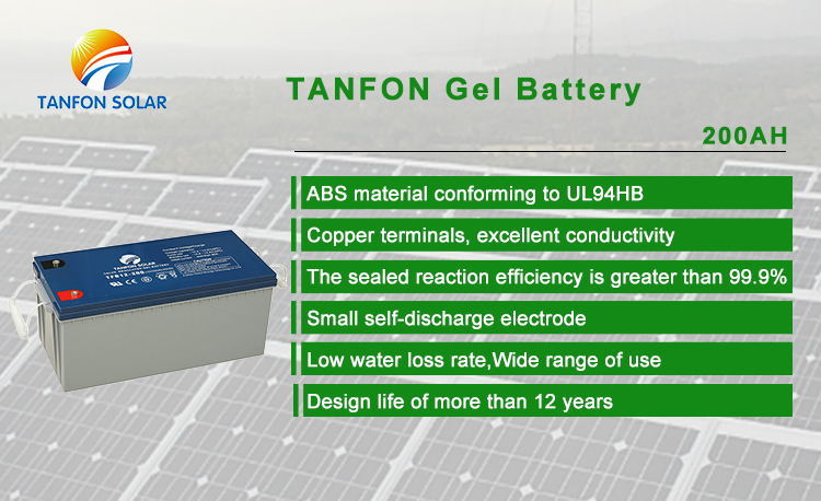 Solar Generator 10KWS Off-Grid Home System with 12V 200AH Gel Battery for Residential Industrial Use Tanfon