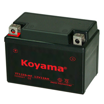 YTZ12S-MF Sealed Maintenance Free Battery 12V 11Ah High Performance AGM Powersport Motorcycles ATVs Scooters KOYAMA