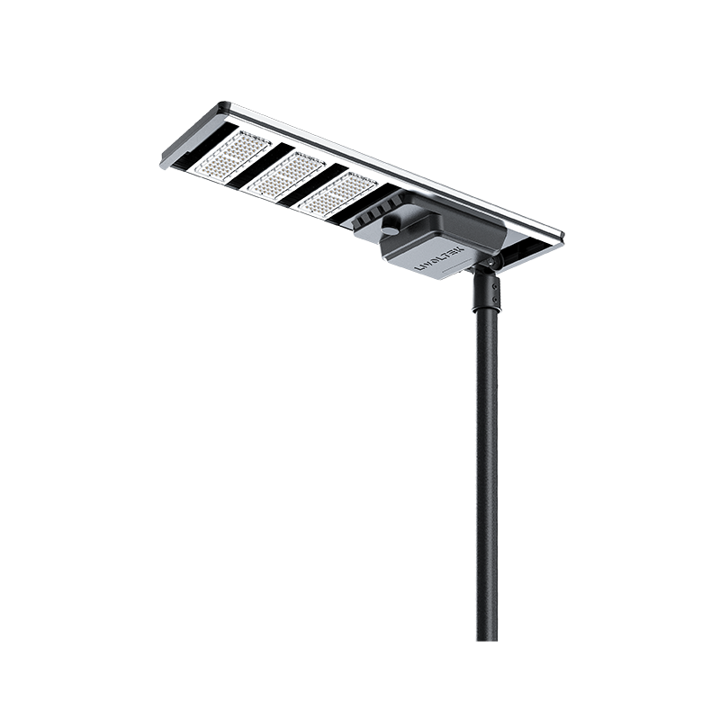 HX-SL Series Solar Street Light 40/60/80/100W Integrated LED & LiFePO4 Battery Outdoor Lighting for Urban Roads and Public Areas