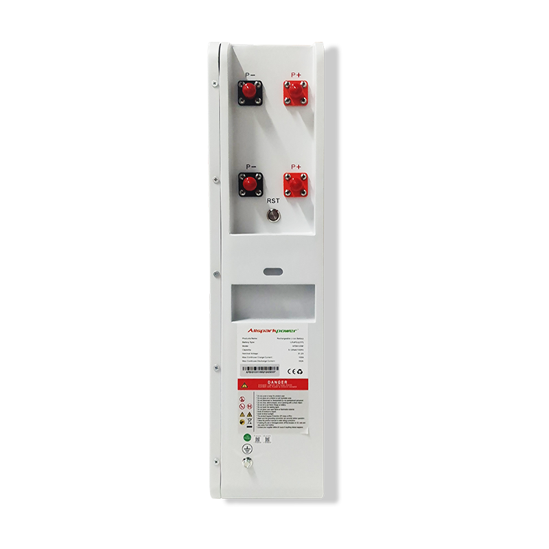 Wall-mounted battery pack LFP 5kWh 48V for home energy storage and backup power