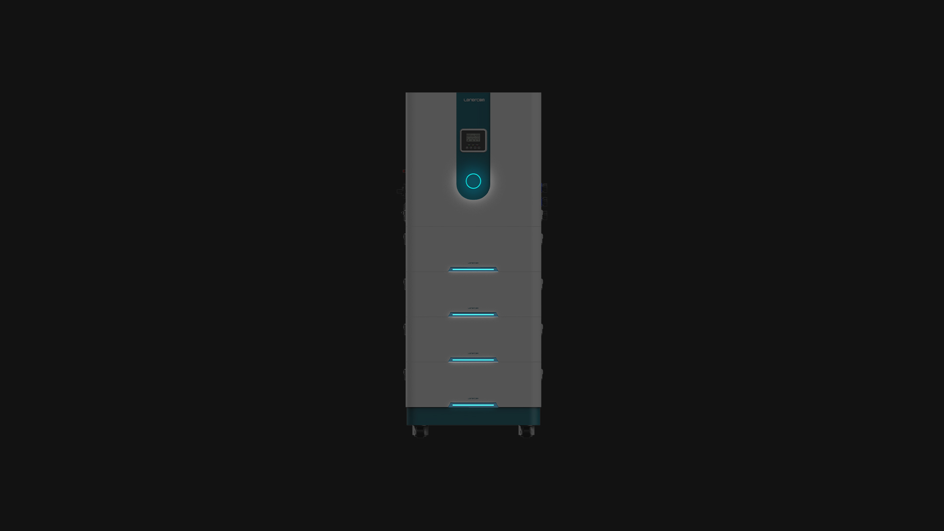 E2 Series (Low Voltage) LiFePO4 Battery 5.12kWh-40.96kWh Single-Phase 230V Residential Energy Storage System for Home UPS Lenercom