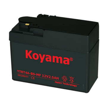 Ytr4a-BS Sealed Maintenance Free Battery 12V 2.3Ah AGM High Performance Powersport Motorcycle ATV Scooter KOYAMA