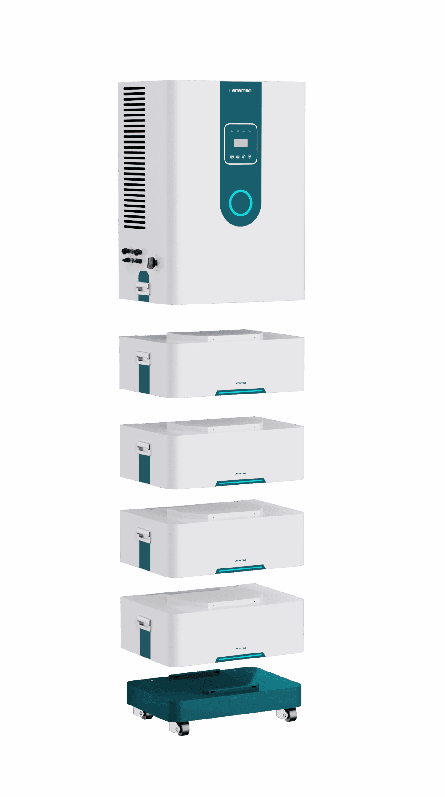 E2 Series (High Voltage) 3kW-12kW Hybrid Inverter with 5.12kWh-40.96kWh LiFePO4 Battery for Residential Energy Storage System Lenercom