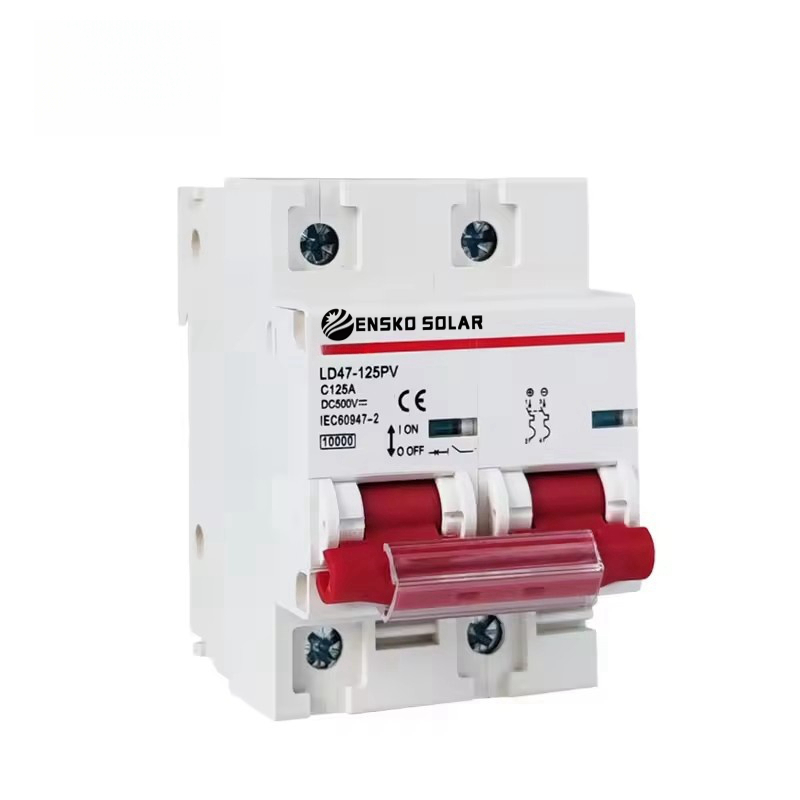 DC Circuit Breaker 2P 500V 125A Solar PV System Protection ENSKO SOLAR