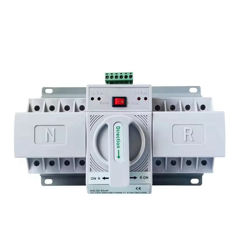 Automatic Transfer Switch 4P 63A CB Class Dual Power Supply for Industrial Backup Power Systems ENSKO SOLAR