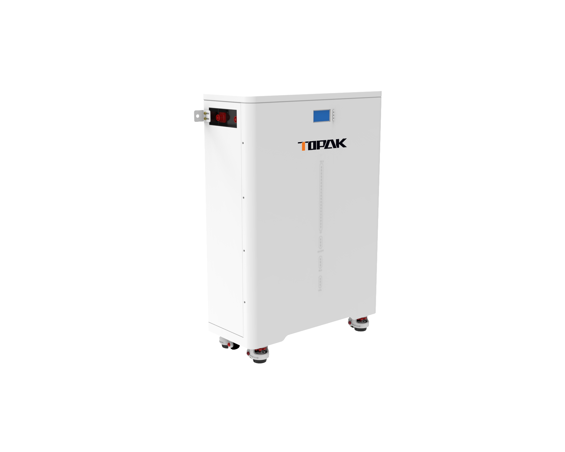 Vertical 51.2V 300Ah LiFePO4 Battery 15.36kWh High-Capacity Residential Energy Storage System TOPAK