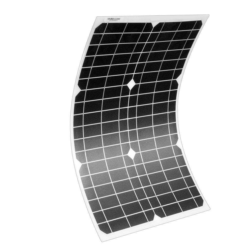Mono Flexible Solar Panel 30W 18V Bendable Lightweight for RV Yacht Boat Camping Xinpuguang
