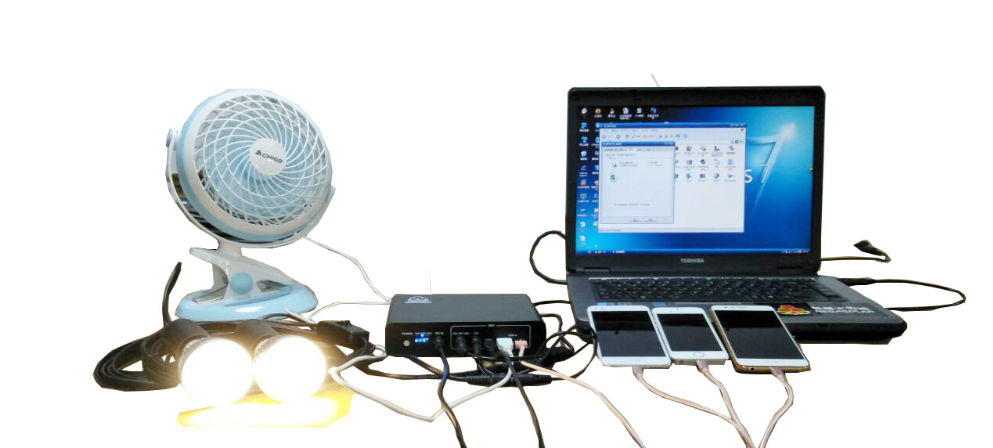 In-house Charging & Storage 1 15000mAh LiFePO4 Solar Power Bank with Dual USB and DC Outputs for Outdoor, Emergency, Residential Use