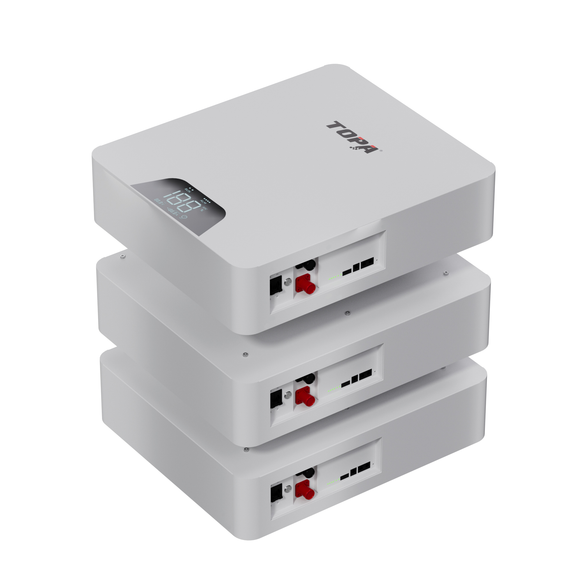 5KWh/10KWh Stackable Powerwall Energy Storage Battery Wall-mounted Design for Home and Commercial Backup Power