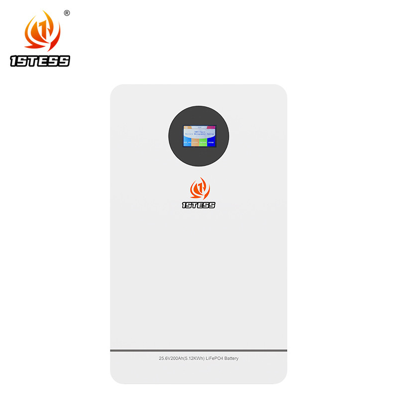 25.6V 200Ah Home Energy Storage Solar Lithium Ion Battery Pack 5.12KWH Wall-Mounted for Residential and Commercial Solar Systems