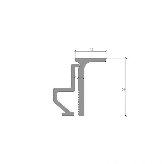 Aluminum Standing Seam Roof Mounting Solar Clamp Hook for Tin Roof - Alu6005-T5 Anodized Corrosion-Resistant for Commercial and Residential Solar Installations