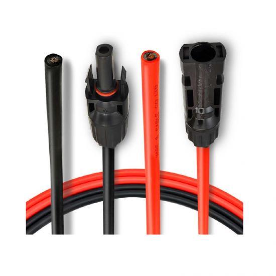 MC4 Solar Panel Extension Cable 30A IP67 Waterproof -40℃ to 125℃ for Photovoltaic Systems