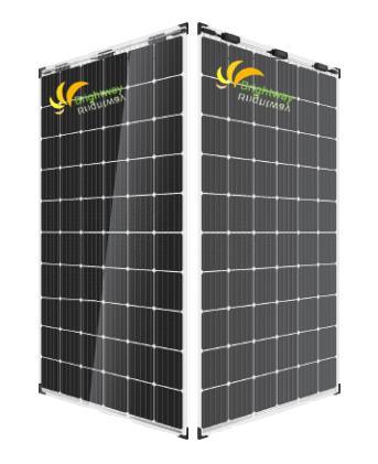 Double Glass Transparent/Monocrystalline Solar Panel 290W Anodized Aluminium Frame IP67 Junction Box for Outdoor Lighting Brightway