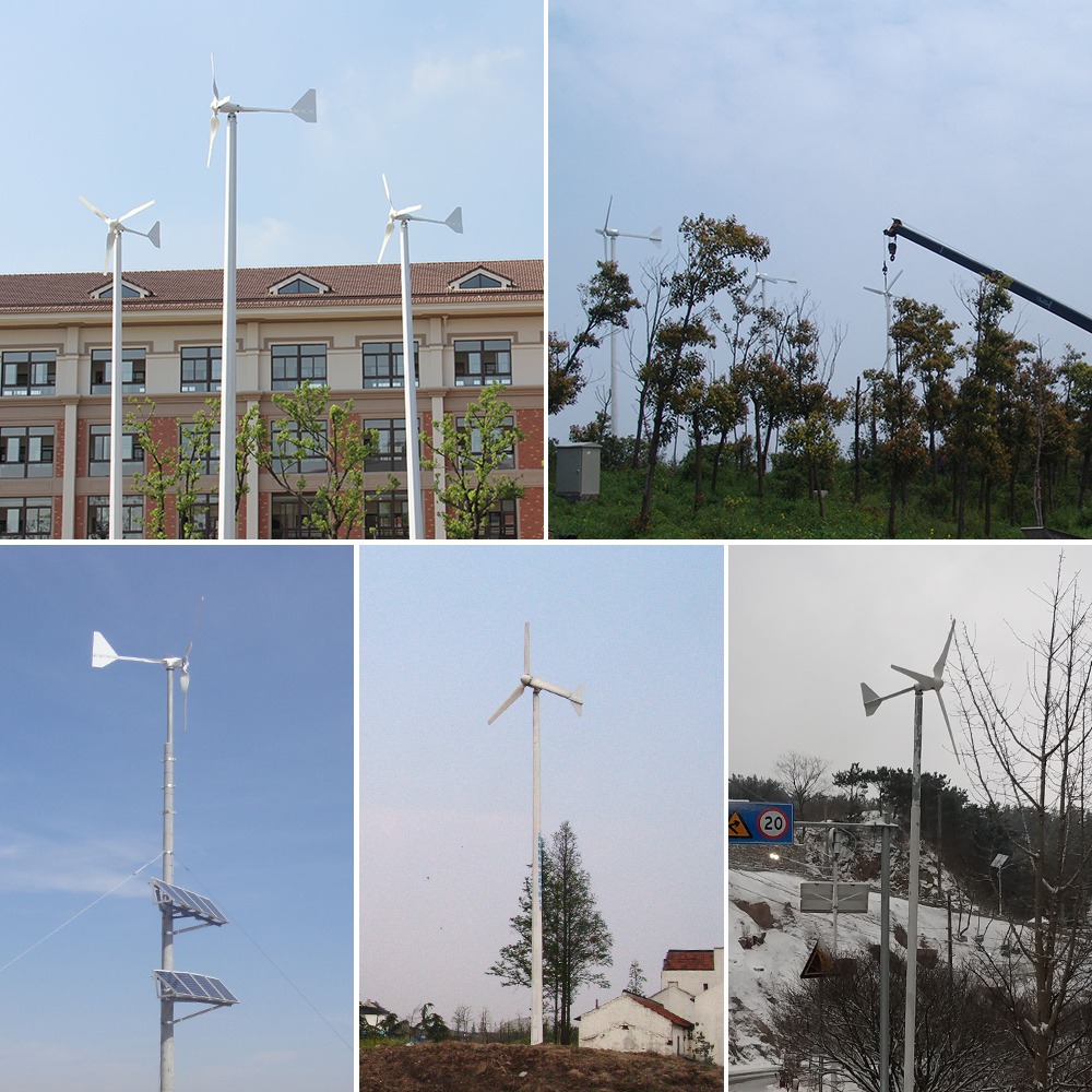 Smaraad SL 2KW-15KW Horizontal Wind Turbine Low Start-up Speed High Efficiency Off-grid Power Supply China