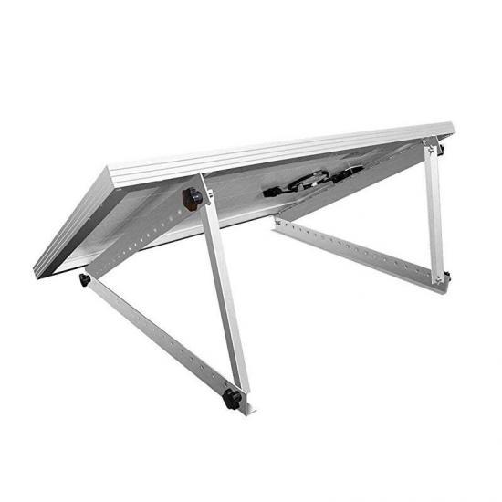22inch Heavy Duty Adjustable Solar Panel Tilt Mount Brackets Aluminum 6005-T5 Anodized for Flat Roof RV Off-Grid Systems