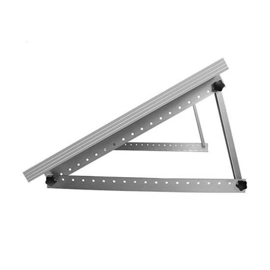 22inch Heavy Duty Adjustable Solar Panel Tilt Mount Brackets Aluminum 6005-T5 Anodized for Flat Roof RV Off-Grid Systems