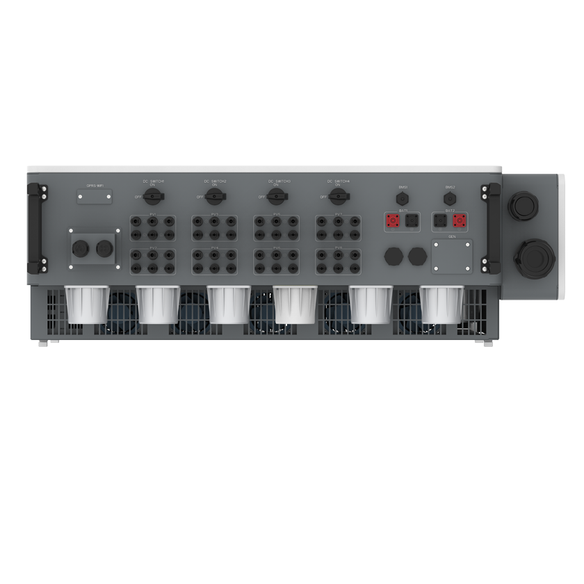 HI-80~125K-TH Inverter 8 MPPT Three Phase Hybrid Solar Inverter for On-Grid and Off-Grid Energy Storage Systems Inhenergy