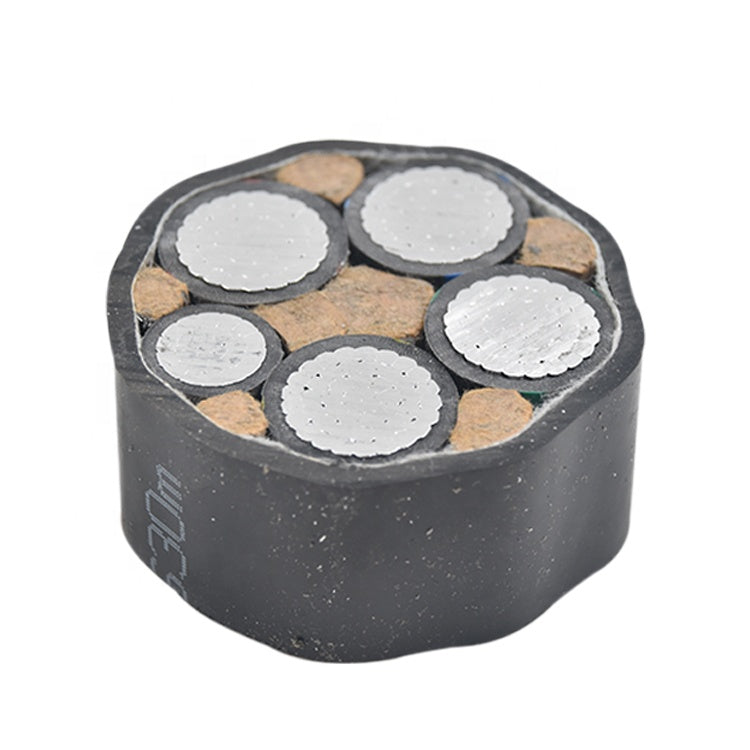 Power Cable LV 0.6/1 kV Multi-core PVC Insulated Aluminum Conductor for Fixed Electrical Installations in Industrial and Urban Networks