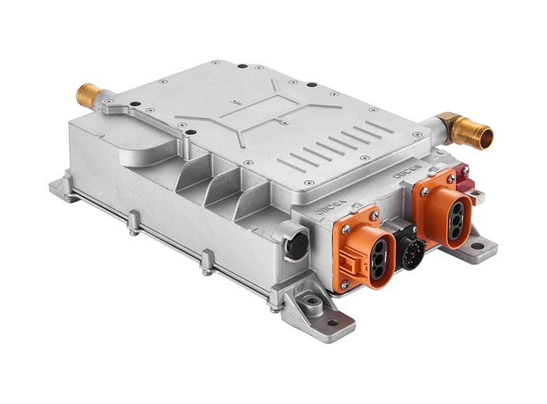 Integrated Charger 3.3kw OBC 1kw DCDC Converter IP67 Enforced Air Cooling EV Charging Station Deligreen