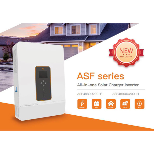 500Vdc Photovoltaic Energy Storage Inverter 10KW 240 Volt Split Phase Pure Sine Wave Off-Grid Solar Inverter for Home and Industrial Use