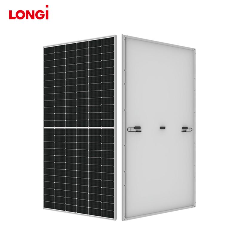 550w Solar Panel Mono Crystalline 144(6x24) Cells High Efficiency for Residential and Commercial Use Longi