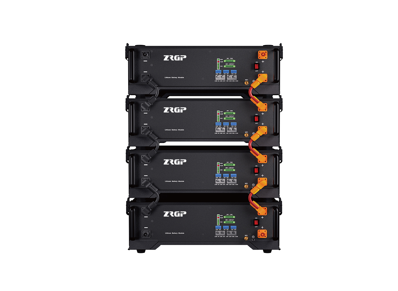 PowerBase FC Low-voltage LiFePO4 Battery 5.12kWh/Module for Residential Backup Wall Mount ZRUIPOWER