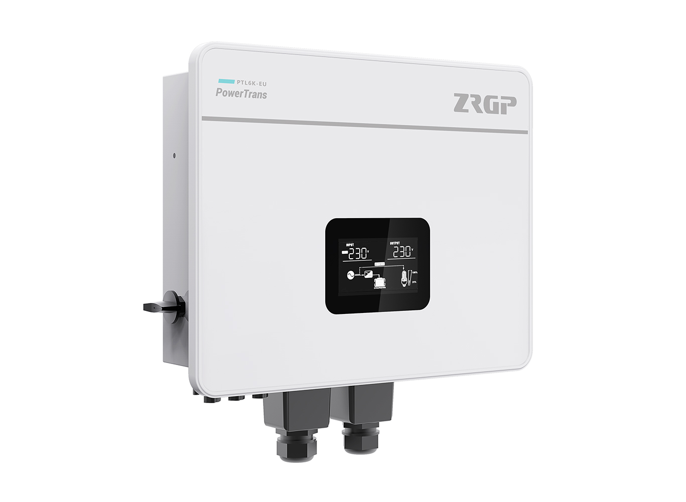 PowerTrans LV Single-Phase Hybrid Inverter 3-8kW Wall Mount for Residential Solar Storage ZRUIPOWER