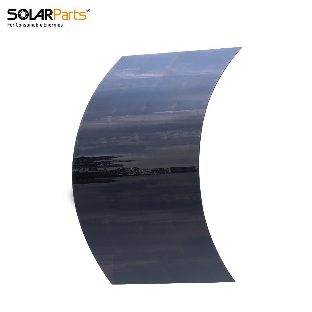 Solar Panel 120W 19.8V Semi-Flexible Lightweight for RV Marine Off-Grid Solarparts