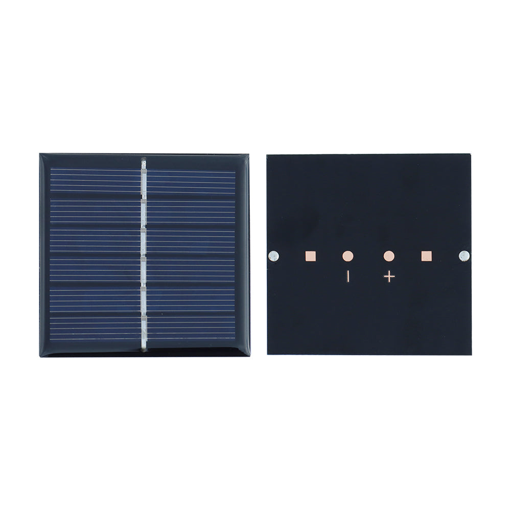 Keruft_Mono Epoxy Resin Solar Panel 3V 50mA 60 x 60 x 3mm Mini Lightweight High-Efficiency for DIY Educational Models Keruft