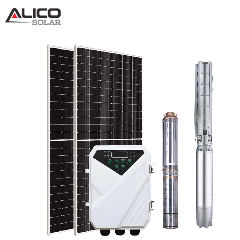Surface Irrigation Water Pump 2hp 3hp 4hp 3kw Solar Powered System for Farm and Home Use Alicosolar