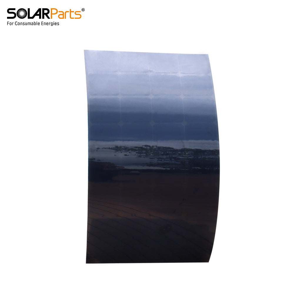 Solar Panel 120W 19.8V Semi-Flexible Lightweight for RV Marine Off-Grid Solarparts