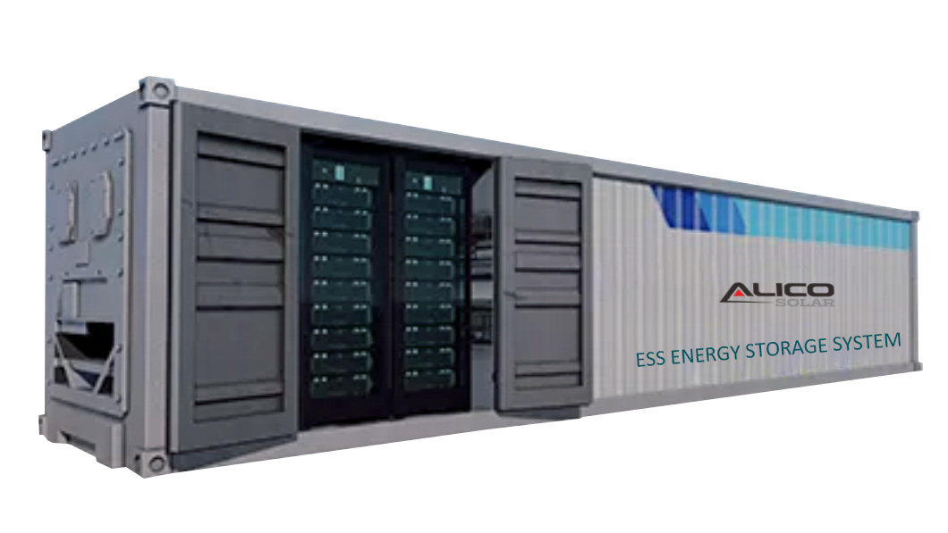 Lithium ALL IN ONE BATTERY ENERGY STORAGE SYSTEMS 3040kWh/2500kWh 672V-852V Outdoor Air Cooling for Solar Energy Storage Alicosolar