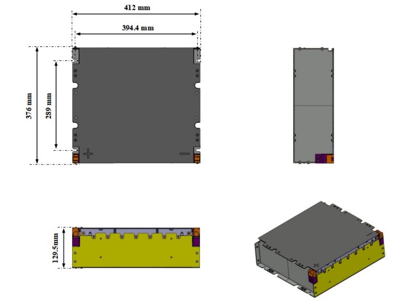 VNICE Semi-Solid State Cell Module 51.2V 100Ah 16S2P Lifepo4 High Cycle Life for Home Energy Storage System