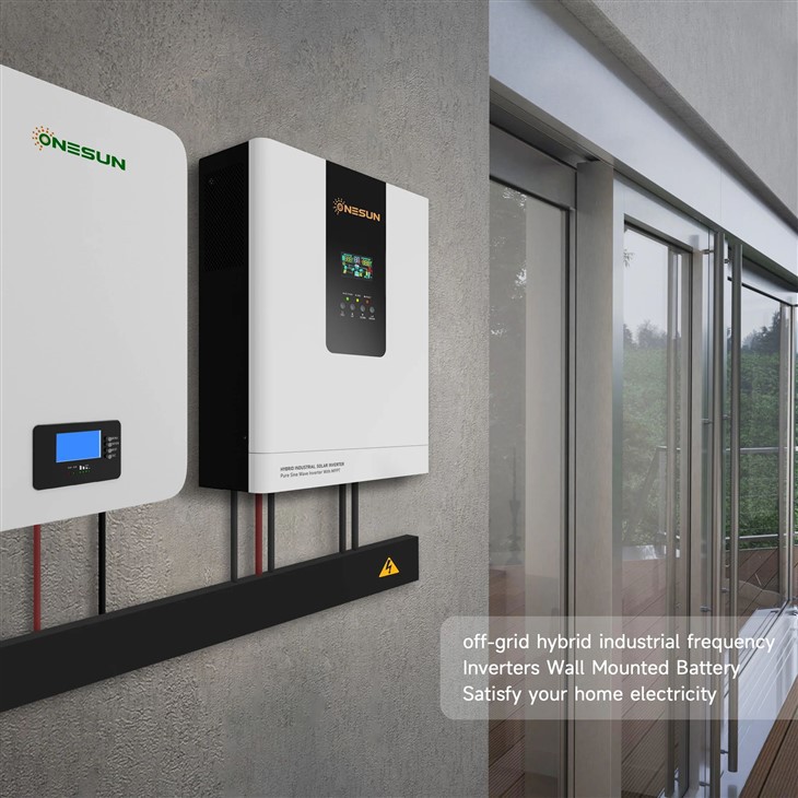 Solar Power Inverter Hybrid Off Grid 5KW/6KW Pure Sine Wave MPPT 3x Surge Capacity for Home Farm Industrial Use