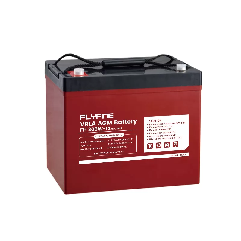 FH SERIES(AGM) 12V High Power Density Battery for UPS/EPS and Data Centers Flyfine