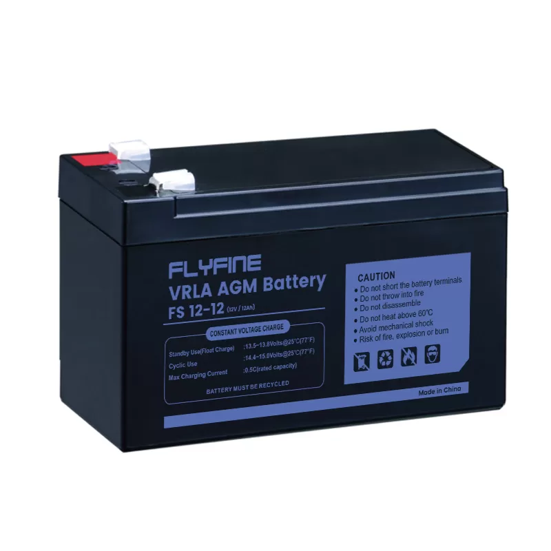 FS SERIES(AGM) 4 & 6 & 12V 0.8Ah~20Ah Long Life Maintenance-Free Valve Regulated Lead Acid Battery for UPS Solar Security Systems Flyfine