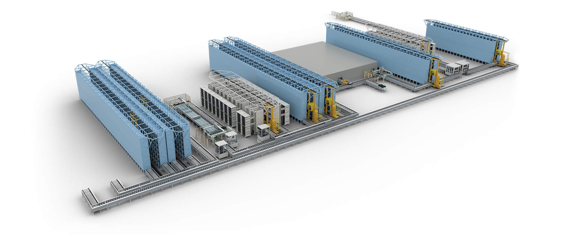Post-processing Line Prismatic Cell High Efficiency 60-100PPM Water Cooling Electric Heating Integration Battery Manufacturing