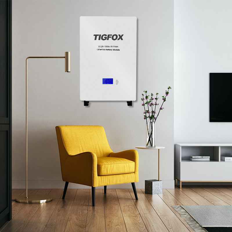 All-In-One Series (Wall Mounted) 5.5kW 51.2V Li-ion LFP Battery for Residential Solar Energy Storage