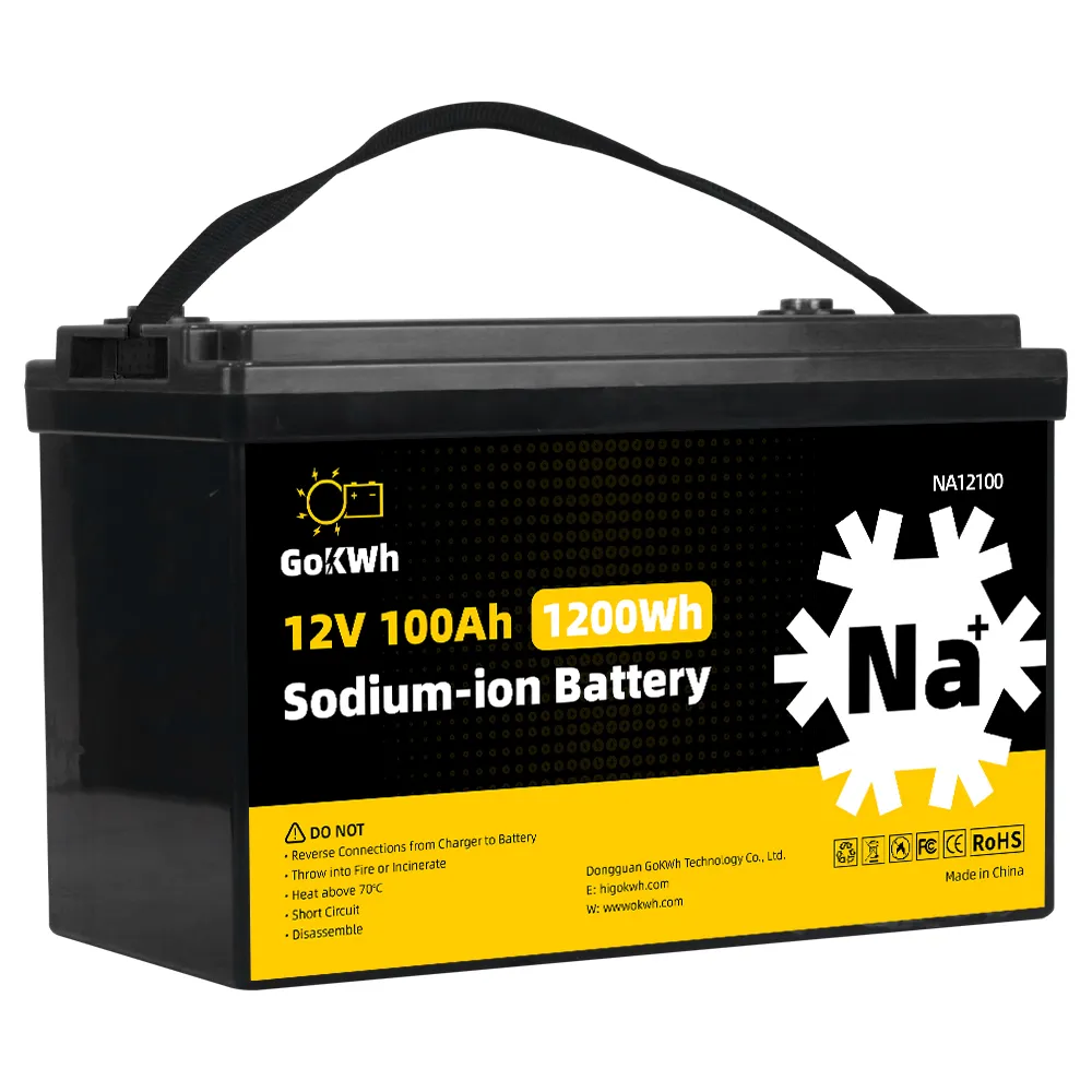 GoKWh 12V 100Ah Sodium-ion Battery High-Capacity Long-Life Energy Storage for Solar & Off-Grid Systems