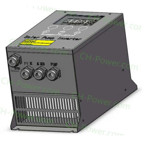 Solar Inverter 1HP/750W 90-130Vac 1phase MPPT Built-in for 110V AC Water Pump Irrigation System