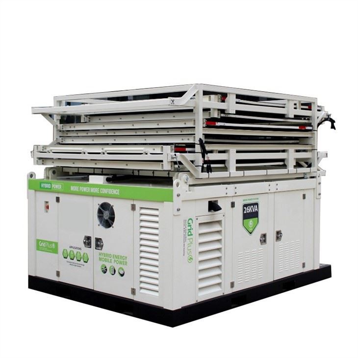 Off Grid Mobile Power Station 5850W Solar Generator DC48V for Remote Power Supply HIPOWER