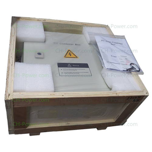 Solar PV Combiner Box 6inputs 600V-1KVdc IP65 Waterproof Surge Protection for Outdoor Solar Arrays CH-Power